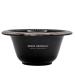 Brent Berkeley Men's Professional Shaving Bowl Razor shell - porcelain - shaving bowl - soap foam shell - for the production of tender and creamy shaving foam - black - 105x50mm