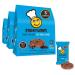 FreeYumm Double Chocolate Soft Baked Cookies - Plant Based - Allergy Friendly Snacks - Gluten Free - Safe for School - 21 Individually Wrapped Cookies Double Chocolate 5.4 Ounce (Pack of 3)