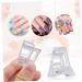 MAGICLULU 3 Sets Nail Set Stainless Salon De Pro Women Nail Extension Set Nail Art Clip Gel Kit for Nails Lengthening Nail Tips Clip Nail Clip Manicure Nail Piece Tool Abs White - Buy Online on GoSupps.com