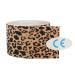 Sport Muscle Tape Cotton Elastic Adhesive Sport Tape Stretch Muscle Bandage Basketball Tennis Protection Elastic Bandage Wrap Sports Tape (Leopard Print)