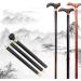 Walking Cane with 4-Prong Rubber Cane Footpad Lightweight & Sturdy Offset Walking Stick Mobility Aid for Elderly Seniors & Handicap Made in China Run forward - Buy Online on GoSupps.com