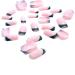 Sethexy Olive Green Short Square French Press On Nails 24 Pcs Acrylic Stick-On Nails for Women & Girls - Buy Online on GoSupps.com