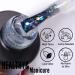 YOKE FELLOW Glitter No Wipe Top Coat Gel Nail Polish - Sparkly 2-in-1 Shiny Diamond Finish - Soak Off UV LED Nail Gel for Salon & Home DIY - 10ml - Buy Online on GoSupps.com