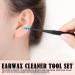 9-Piece Stainless Steel Rose Gold Ear Picks Set for Earwax Removal - Ideal for Adults and Kids - Buy Online on GoSupps.com
