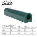 Salmue Green Carving Wax Ring Tube for Jewelry Making - Hard Solid Wax Blank for Rings Mold - Large Flat Side Tube with Centred Hole (T100) - Buy Online on GoSupps.com