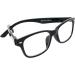 Shop Fashionable Mini Anti-Blue Light Reading Glasses | Transparent Frame Free Case 2.0 Diopters for Men - Buy Online on GoSupps.com