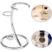 WTPIN Stainless Steel Razor Brush Stand Holder - Silver Shaving Stand for Men | Portable & Durable Shaving Brushlands - Buy Online on GoSupps.com