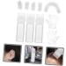 FOMIYES 1 Set Hair Dye Kit Hair Bleach Kit Hair Bleaching Kit Hair Coloring Kit Hair Oil Bottle Hair Oil Applicator Hair Dye Gloves Hair Salon Supplies Portable Shower Cap White Plastic 6.9x4.8cm White - Buy Online on GoSupps.com