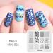 KADS 4Pcs Nail Art Stamping Plate Set for Salon Designs - O1 - Buy Online on GoSupps.com