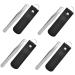 Ipetboom 4 Sets Round Nose Hair Clip Eyebrow Trimmer Nose Hair Removal Tool Nose Hair Trimming Tools Hair Trimmer Nose Hair Tool Ear Hair Remover Pruning Supplies Stainless Steel Modify Man