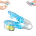 NNBWLMAEE Portable Pill Taker Pill Tablet Dispenser Storage Box Medication Dispenser No Contact Easy to Take Medicine Take Out Tool Random Color (1PCS)