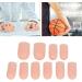Finger Toe Protector Breathable Soreness Relief Flexible Soft 10pcs Silicone Finger Cover Portable for Office Work - Buy Online on GoSupps.com