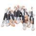 Housoutil 24pcs Eyeshadow Stick Dual Ended Eyeshadow Brush Women Eyeshadow Brush Eye Shadow Stick Miss Set 7cm Colorful