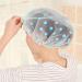 Blue Polka Dot Waterproof Shower Cap - Women's Cute and Creative Spa Bath Hat - Buy Online on GoSupps.com