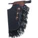 Tough-1 Leather Floral Tooled Cowboy Chinks Black XL - Buy Online on GoSupps.com