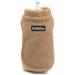 Shop Tineer Warm Cashmere Coat for Small & Medium Dogs | Outdoor Fleece Jacket - L Khaki (Light Brown) - Buy Online on GoSupps.com
