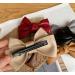 4-Piece Handmade PU Leather Hair Bow Clip Set for Women - Bow Alligator Clips Hair Barrettes - Buy Online on GoSupps.com