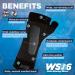 OrthoSleeve WS6 Compression Wrist Sleeve - Small Black (Single Sleeve) for Carpal Tunnel, Pain Relief, Arthritis - Buy Online on GoSupps.com