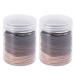 FOMIYES 2 Boxes Ponytail Holder Hair Elastics Hair Ties Bracelets Strong Hair Bands Ponytail Ropes for Girls Stretchy Hair Ties Scrunchies for Women Seamless Hair Bands Women's Blush Small