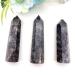 1-Pack of Natural Labradorite Stone Point Hexagonal Pyramid Suitable for Furniture Decoration Crystals Stone Mineral Specimen