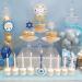 24Pcs Hanukkah Cupcake Toppers Candlestick Hexagram Decorations for Hanukkah Party Decoration Supplies - Buy Online on GoSupps.com