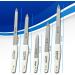SMI 5-Piece Solingen Sapphire Nail File Set | Double-Sided Manicure Pedicure | Fine/Rough Arched Files Made in Germany - International Shipping - Buy Online on GoSupps.com