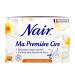 NAIR Ma Première Wax - Hair Removal Wax without Strips, Effective on Short Hair, Hot Wax, Tutorial Included, Tiare Flower Sce