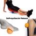 Pasnity Foot Massage Roller & Spiky Ball Set for Plantar Fasciitis Relief - 1 Roller & 2 Balls Included (Light Blue) - Buy Online on GoSupps.com