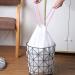 Stevlogs Trash Bag Home Kitchen Living Room Drawstring Drawstring Garbage Bag Design Garbage Bag Waterproof Rubbish Pouch 57x60cm & 60 pcs/Set 3 - Buy Online on GoSupps.com