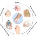 Saliency Gel Toe Separators - Bunion Corrector & Alignment (1 Pair) - Buy Online on GoSupps.com