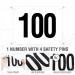 Running Bib Numbers with Safety Pins for Marathon Sports Competition Events Tearproof Waterproof 6 x 7.5 Inch 100 - Buy Online on GoSupps.com
