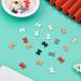 50Pcs Rhinestone Bow Tie Nail Kit - 9 Colors 3D Butterfly Diamonds for Nail Art Decoration - Buy Online on GoSupps.com