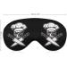 Skull Chef Sleep Mask - Adjustable Strap Eye Cover for Sleeping, Blocking Light - Men's and Women's Night Travel Blindfold - Buy Online on GoSupps.com