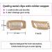 20pcs Hair Extension Clips DIY Wig Combs of 9-Teeth 32mm 1.2g/Pc Metal Snap Hair Clips 1pc Weaving Thread 1set/30pcs Needle Brown - Buy Online on GoSupps.com