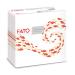 Fato - Dry paper napkins airlaid textile effect pack of 50 napkins size 40x40 folded in 4 Coral Tide decor