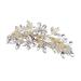 Beatifufu Flower Hairpin Spring Hairpin Girl Headdress Women Headdress Rhinestone Hair Barrette Women Hairpin Rhinestone Hair Clip Spring Hair Clips Lady Hair Clip Spring Hair Barrette