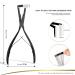 EHDIS Hair Extensions Tools Kit - Tape in Hair Extensions Pliers + Double-Sided Tape + Lace Front Wig Adhesive Tape Roll - Black Plier Included - Buy Online on GoSupps.com