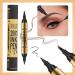 Buy Dual-Ended Microblading Eyebrow Pen - 2-in-1 Eyebrow Pencil & Eyeliner for Long-Lasting Looks (Black) | International Shipping - Buy Online on GoSupps.com