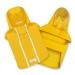 Voyager Waterproof Dogs Raincoat - Rain Poncho by Best Pet Supplies - Yellow, Small, Chest: 16"  19" (253-YW-S) Chest:16 in19 in Raincoat (Bright Yellow)