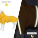 Dog Raincoat Waterproof Dog Rain Coat Adjustable Reflective Dog Rain Jacket Lightweight Dog Poncho Dog Slicker for Dog Walking with Adjustable Belly Strap and Leash Hole(3XL Yellow) - Buy Online on GoSupps.com