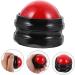 Magiclulu 2-Pack Massage Globe & Lacrosse Balls - Muscle Relief Self-Massage Yoga & Fitness Tool - Red - Buy Online on GoSupps.com