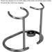 Durable Black Razor & Shaving Brush Stand - Modern Hygienic Design for Safe Bathroom Styling - Buy Online on GoSupps.com