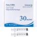 Easy Glide 30ML 30CC Luer Lock Syringe 50 Pack, No Needle, Sterile, Great for Home Care