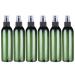 Spray bottle 6 250ml portable travel bottles plastic atomizer empty spray bottle Refillable fine perfume duster atomizer Spray cosmetics bottles for travel dark green + black