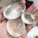 Home Natural Clear Quartz White Crystal Palm Stone for Raw Stones and Minerals (Color : 3pc Size : 150-200g) Full of Texture (Color : 1pc Size : 150-200g) 150-200g 1pc