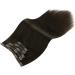 Moresoo 10 Inch Brown Clip in Human Hair Extensions - Double Weft, Real Hair, 5 Pieces/70g #2 - Buy Online on GoSupps.com
