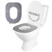 Reusable Silicone Toilet Seat Cover, Waterproof, Non-Slip, Toilet Seat Covers for Adults and Kids Potty Training, Public Restrooms, Travel Essentials for Airplane, Camping, Travel Bag Included