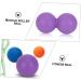 Healvian Yoga Ball Set - 4 Massage Balls for Muscle Relaxation & Tension Relief | Ideal for Foot Fascia & Lacrosse Therapy | International Shipping Available - Buy Online on GoSupps.com