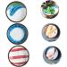 HOMSFOU 3pcs Japanese Sauce Dish Mini Sauce Dish Dipping Bowls Prep Bowls Small Glass Bowls Small Ceramic Bowls Pinch Bowls Mini Condiments Small Vinegar Bowls Round Cold Cuts re-usable 8.5x8.5CM As Shown - Buy Online on GoSupps.com