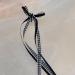 Limtula Check Ribbon Bowknot Ballet Style Hair Claw Clip for Girl Hair Clamps Clip Hair Style Tool French Jaw Clip Headwear Purple - Buy Online on GoSupps.com